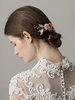 Peigne coiffures de mariage perles de fleurs perlée accessoires de cheveux de mariée