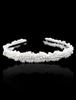 Perle de cheveux bande bandeaux Bridal Tiara de coiffes de mariage (39 Cm X 2 Cm X 1 Cm)
