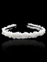 Perle de cheveux bande bandeaux Bridal Tiara de coiffes de mariage (39 Cm X 2 Cm X 1 Cm)