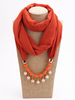 Perles Infinity Scarf femmes perle Collier tendance Echarpes