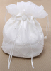Perles sac à main de mariage blanc écru pour les mariées