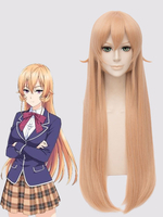 Perruque belle de cosplay en fibre résistante à la chaleur Shokugeki no Soma Déguisements Halloween