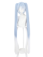 Perruque Cosplay bleu bébé VOCALOID perruque en fibre résistante à la chaleur perruques Cosplay