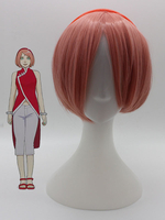Perruque Cosplay Boruto Sakura Déguisements Halloween