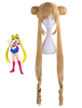 Perruque cosplay de Sailor Moon perruque de Tsukino Usagi Déguisements Halloween