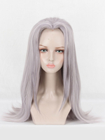 Perruque cosplay gris clair JoJo \ s Bizarre Adventure Perruques de Leone Abbacchio Cosplay Déguisements Halloween