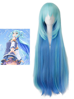 Perruque Cosplay Konosuba Aqua Déguisements Halloween