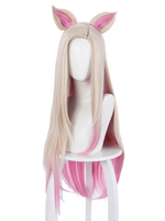 Perruque Cosplay nue League Of Legends Ahri perruque en fibre résistante à la chaleur perruques Cosplay