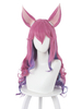 Perruque Cosplay pêche ligue des légendes Ahri perruque en fibre résistante à la chaleur perruques Cosplay