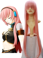 Perruque Cosplay Vocaloid Megurine Luka 100cm Halloween