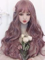 Perruque de cheveux Lolita bouclés longue fibre ébouriffée douce Lolita perruque douce Déguisements Halloween