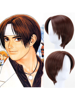 Perruque de Cosplay de Roi des Combattants KOFKyo Kusanagi Déguisements Halloween