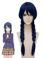 Perruque de cosplay en fibre résistante à la chaleur Shokugeki no Soma Déguisements Halloween