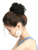 Perruque Donut Bun Café Rayons Brun
