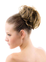 Perruque Donut Bun Rayé Chou De Rayon Donut