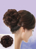 Perruque Donut Bun Rayé Chou De Rayon Donut