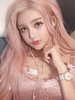 Perruque douce Lolita rose longue perruque de cheveux Lolita Déguisements Halloween