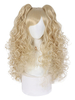 Perruque Lolita douce 66cm-95cm Fibre résistante à la chaleur Champagne Lolita Accessoires