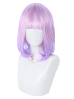 Perruque Lolita douce Fuchsia 30cm-35cm Fibre résistante à la chaleur Accessoires Lolita