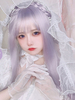 Perruque Lolita Douce Lavande Longue Fibre Résistante à la Chaleur Accessoires Lolita