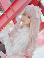 Perruque lolita rose Déguisements Halloween