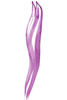 Perruque longue de cosplay de 30 cm longue violette un peu frisée Déguisements Halloween