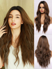 Perruque longue femme bouclée fibre résistante à la chaleur mettant en évidence les perruques de cheveux