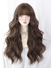 Perruque Mignonne Marron Foncé Lolita Longue Fibre Résistante à la Chaleur