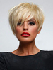 Perruque Naturelle Femme Perruque Vrai Cheveux Perruque Courte Or