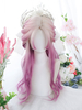 Perruque Ombre Lolita Longue Violet Claire Fibre Résistante à la Chaleur Accessoires Lolita Mignonne