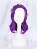 Perruque Sweet Lolita Piping Purple Fiber Curls Accessoires Lolita