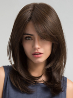 Perruque Synthétique femme Perruques brun foncé perruque Longue bouclé