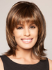 Perruque synthétiques marron claire 16 inches dégradé