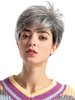 Perruques Cheveux Humains Gris