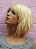 Perruques de Cheveux Humains Femme Courtes Raides Unicolore