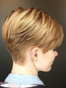 Perruques de Cheveux Humains Femme Courtes Unicolore avec Franges