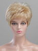 Perruques de Cheveux Humains Femme Frisées Courtes Unicolore