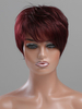 Perruques de Cheveux Humains Femme Frisées Courtes Unicolore