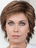 Perruques de cheveux humains pour femme Brun foncé Cheveux mixtes ébouriffés Casual Perruques courtes de cheveux humains