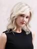 Perruques de cheveux humains pour les femmes Beige cheveux mélangés ébouriffés Chic courtes perruques de cheveux humains