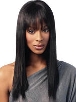 Perruques de cheveux humains pour les femmes Perruques de cheveux humains longues à cheveux mélangés noirs