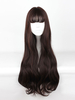 Perruques de Sweet Lolita Lolita synthétique gris Long bouclés perruque avec Bang Déguisements Halloween
