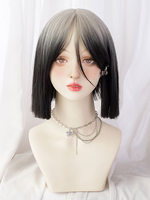 Perruques Lolita Courtes Accessoires Lolita De Couleur Fendue