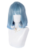 Perruques Lolita douces 30cm-35cm Fibre résistante à la chaleur Accessoires Lolita bleu vert
