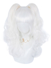 Perruques Lolita douces 36cm-45cm Fibre résistante à la chaleur Accessoires Lolita blanc chaud