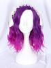 Perruques Lolita Douces Passepoil Ombre Fibre Fuchsia Accessoires Lolita