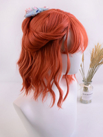 Perruques Mignonne Lolita Accessoires Lolita Fibres Résistantes à la Chaleur Courtes Orange