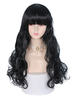 Perruques Sweet Lolita 66cm-95cm Fibre résistante à la chaleur Accessoires Lolita noir