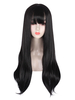 Perruques Sweet Lolita Accessoires Lolita Fibre Droite Noire