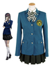 Persona 5 Togo Rahifumi Animé japonaise de Persona pour femme Coton polyester en tissu uniforme Manteaux Mini-Jupe Déguisements Halloween